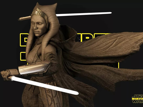 Ahsoka Tano - Star Wars 3D प्रिंट मॉडल