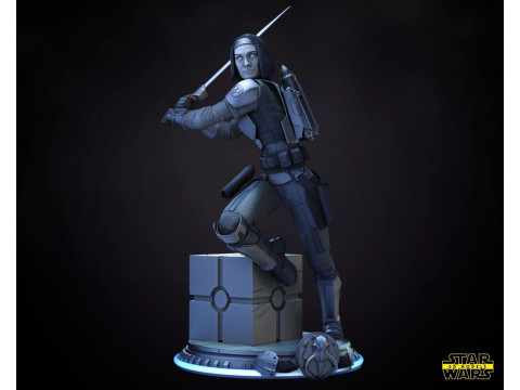 Bo-Katan - Star Wars 3D Print Model