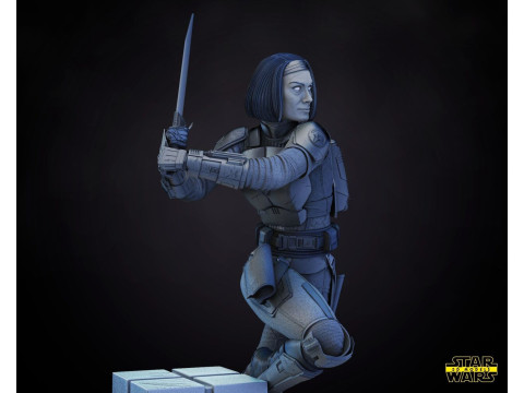 Bo-Katan - Star Wars 3D Print Model