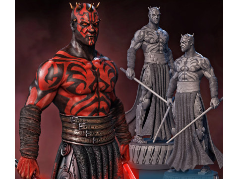 Darth Maul - Star Wars 3D Print Model