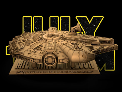 Millennium Falcon - Star Wars Modelo de impresión 3D