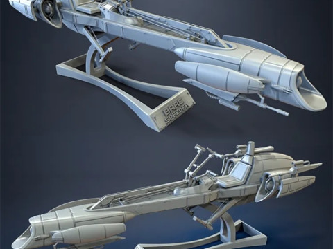 Barc Speeder - Star Wars 3D Print Model