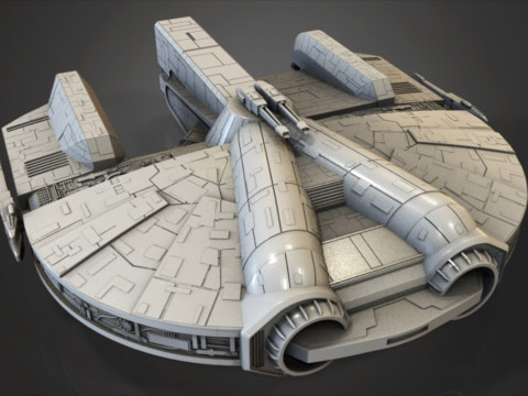Ebon Hawk - Star Wars 3D Print Model