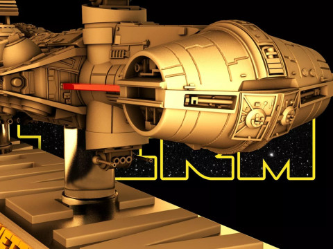 CR90 Corellian Corvette Modèles 3D en vedette