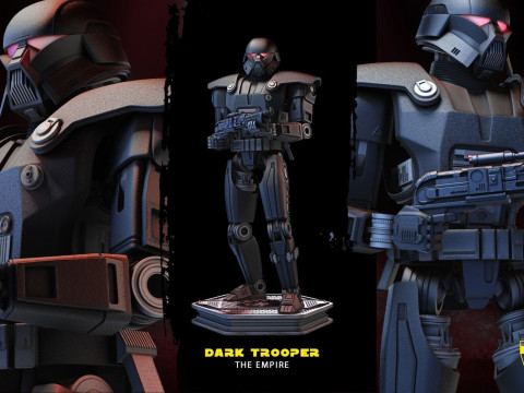 Dark Trooper - Star Wars 3D Print Model