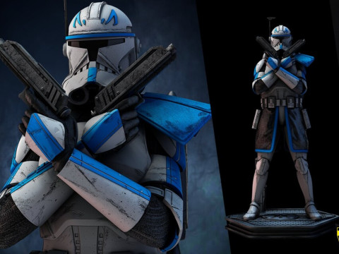Captain Rex - Star Wars Modelo de impresión 3D
