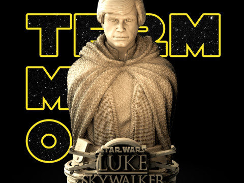 Luke Skywalker Bust - Star Wars 3D Print Model