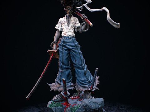 Afro Samurai Modelo de impresión 3D