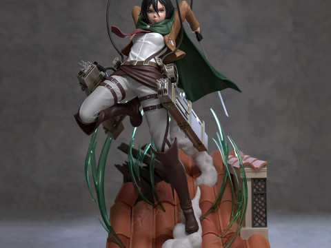 Mikasa Ackerman 3D प्रिंट मॉडल