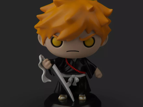 Ichigo Chibi - Bleach Ready to Print 3Dプリントモデル