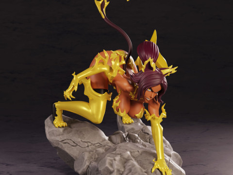 Yoruichi Shihouin God of Thunder 3Dプリントモデル