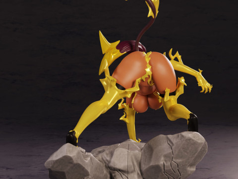 Yoruichi Shihouin God of Thunder 3Dプリントモデル