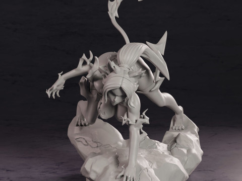 Yoruichi Shihouin God of Thunder 3Dプリントモデル