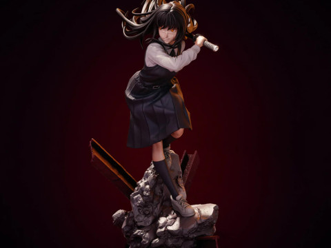 Asa Mitaka - Chainsaw Man Modelo de Impressão 3D