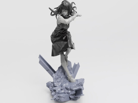 Asa Mitaka - Chainsaw Man Modelo de Impressão 3D