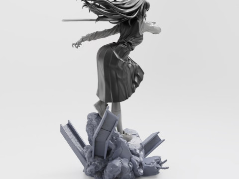 Asa Mitaka - Chainsaw Man Modelo de Impressão 3D