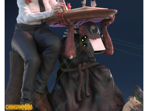 Makima Chainsaw Man 3D Print Model