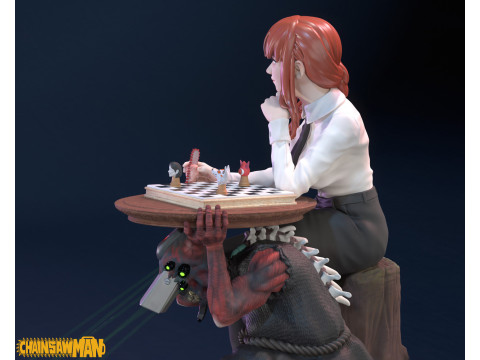 Makima Chainsaw Man 3D Print Model