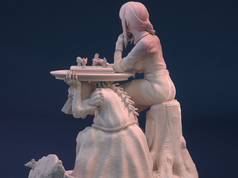 Makima Chainsaw Man 3D Print Model