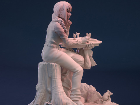 Makima Chainsaw Man 3D Print Model