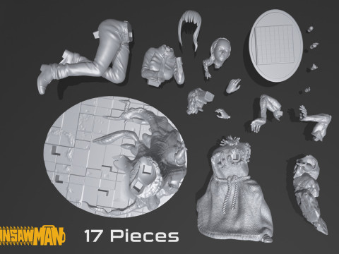 Makima Chainsaw Man 3D Print Model