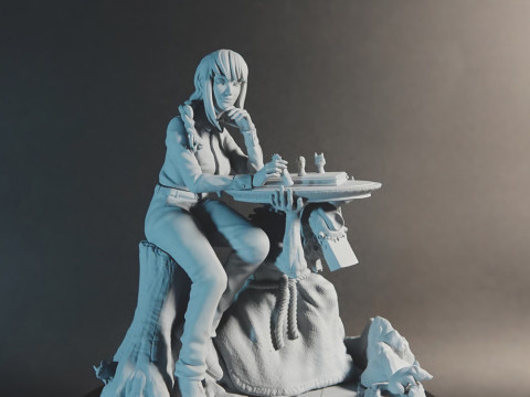 Makima Chainsaw Man 3D Print Model