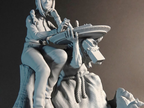 Makima Chainsaw Man 3D Print Model