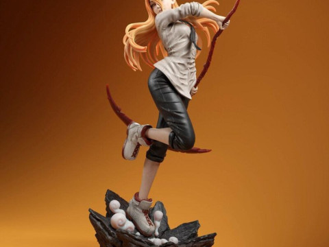 POWER CHAINSAW MAN 3D Print Model
