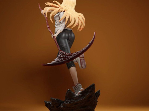 POWER CHAINSAW MAN 3D Print Model