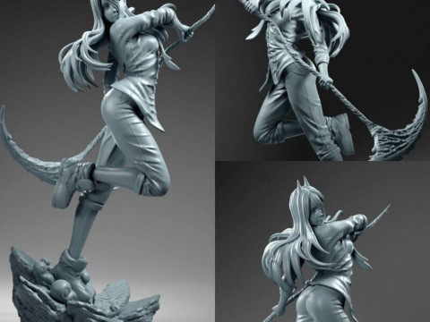 POWER CHAINSAW MAN 3D Print Model