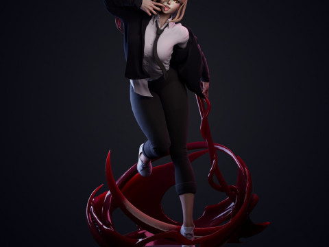 Chainsaw Man - Power 3D Print Model