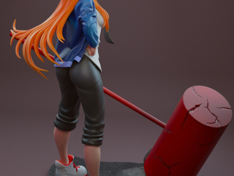 Chainsaw Man Power Modèles 3D en vedette