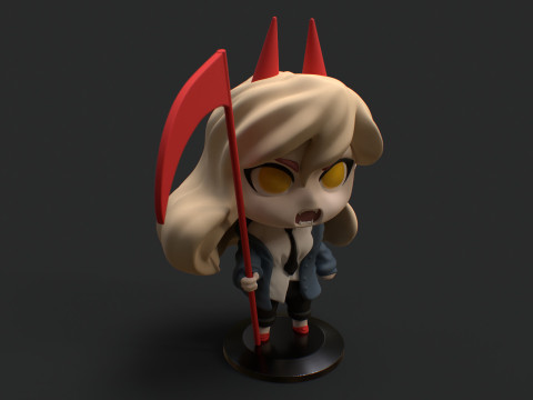 Chainsaw Man - Power Chibi 3D Print Model