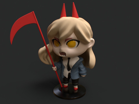 Chainsaw Man - Power Chibi 3D Print Model
