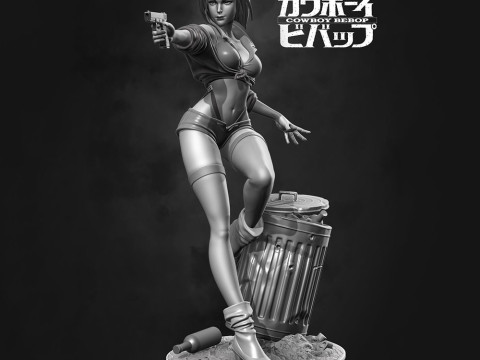 Faye Valentine - Cowboy Bebop 3D Print Model