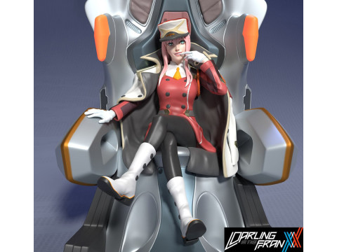 Zero Two - Darling In The Franxx Model Cetak 3D