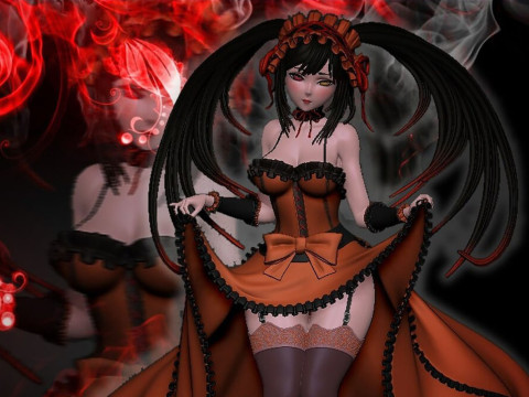 Tokisaki Kurumi from Date A Live 3D 打印模型