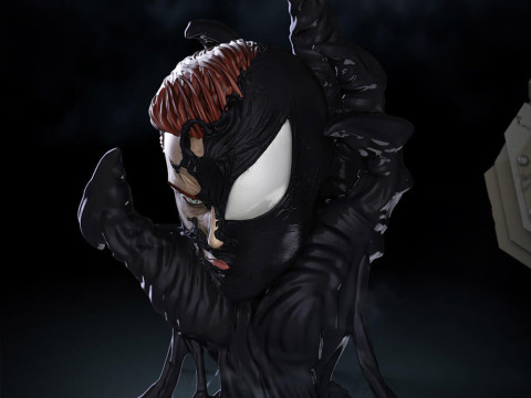Symbiote Spiderman 3D 打印模型