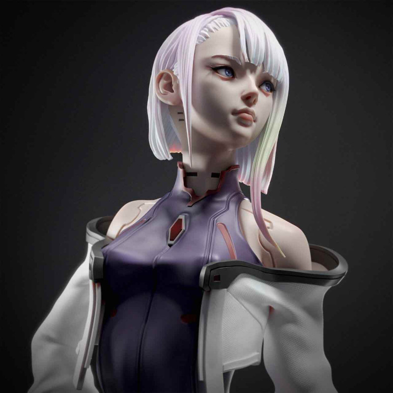 Lucy - Cyberpunk Edgerunners Modello di stampa 3D .c4d .max .obj .3ds .fbx .stl .blend