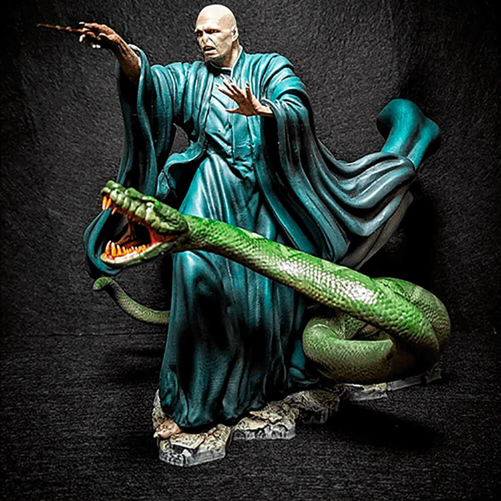 Lord Voldemort and Nagini 3D Print Model .c4d .max .obj .3ds .fbx .stl .blend