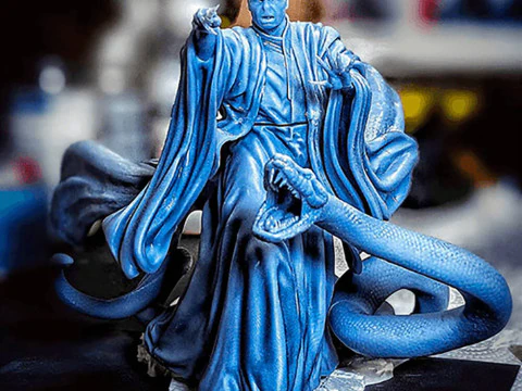 Lord Voldemort and Nagini 3D Print Model