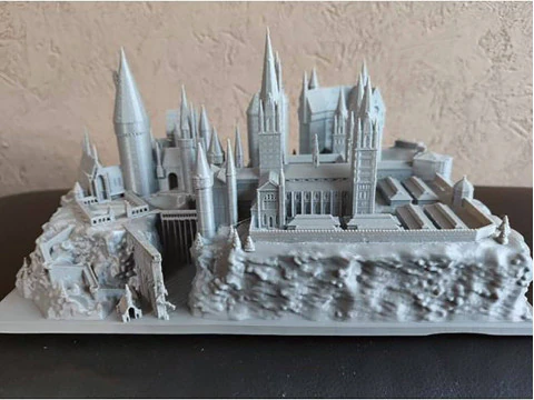 Harry Potter Hogwarts Poudlard Model Cetak 3D