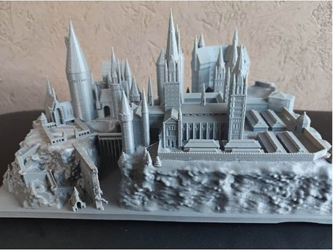 Harry Potter Hogwarts Poudlard Modelo de impresión 3D