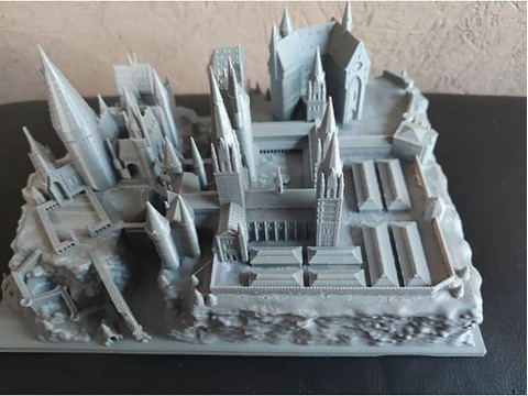 Harry Potter Hogwarts Poudlard Modelo de impresión 3D