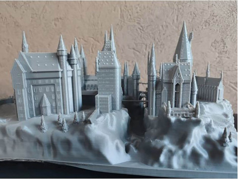Harry Potter Hogwarts Poudlard Modelo de impresión 3D