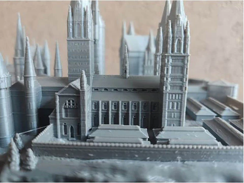 Harry Potter Hogwarts Poudlard 3D Print Model