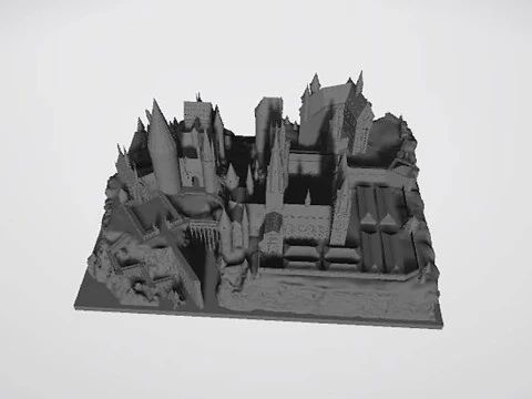 Harry Potter Hogwarts Poudlard 3D Print Model