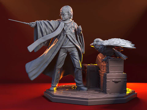Harry Potter 3D Print Model