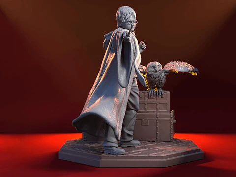 Harry Potter 3D Print Model