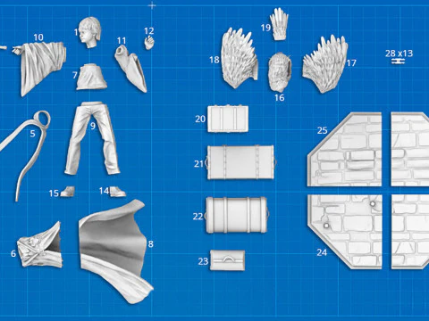Harry Potter 3D Print Model